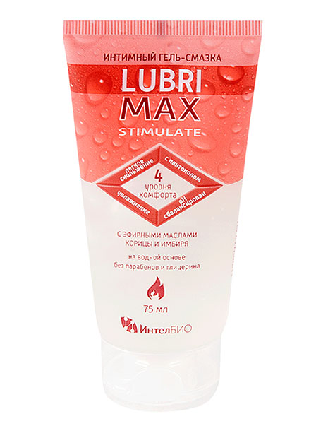 LUBRIMAX STIMULATE ИНТИМНЫЙ ГЕЛЬ-СМАЗКА ДЛЯ УСИЛЕНИЯ ВОЗБУЖДЕНИЯ 150МЛ